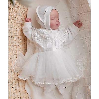 Комплект на выписку Ангел для девочки Наследникъ 213-030-ЭК 1